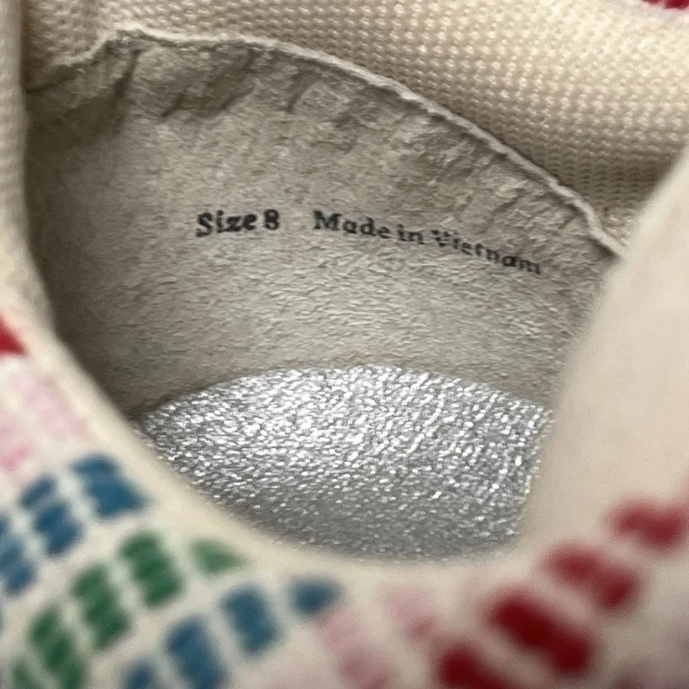 Dolce Vita Women's Dolen Multicolor Platform Sneakers Woven Sz 8 Thick Comfort‎